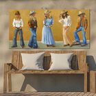 COWGIRLS OUTDOOR ART 48X24, , on-hover image number 1