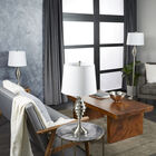 Set Of 3 Silver Coastal Table Lamp, , alternate image number null