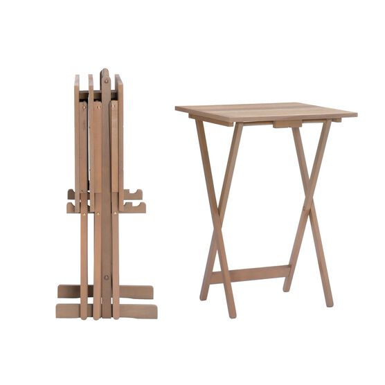 Linley Acacia Tray Table Set, , alternate image number null