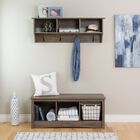 48" Wide Hanging Entryway Shelf, Drifted Gray, , alternate image number 3