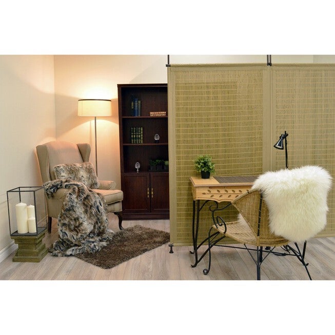 Versailles' Bamboo Wood Privacy Panel (38in x 68in), , on-hover image number null
