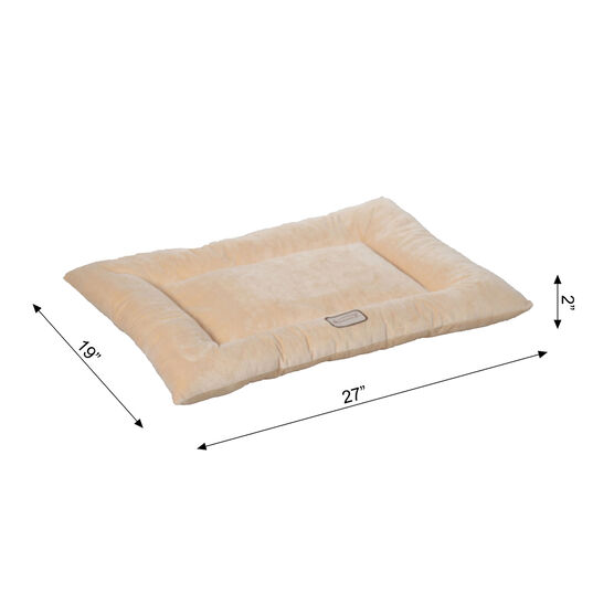 Pet Bed Mat , Dog Crate Soft Pad With Poly Fill Cushion, , alternate image number null