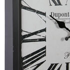 Black Industrial Metal Wall Clock, , alternate image number null