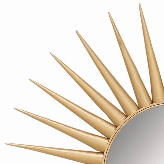 Cosmoliving By Cosmopolitan Gold Glam Wall Mirror, , alternate image number null