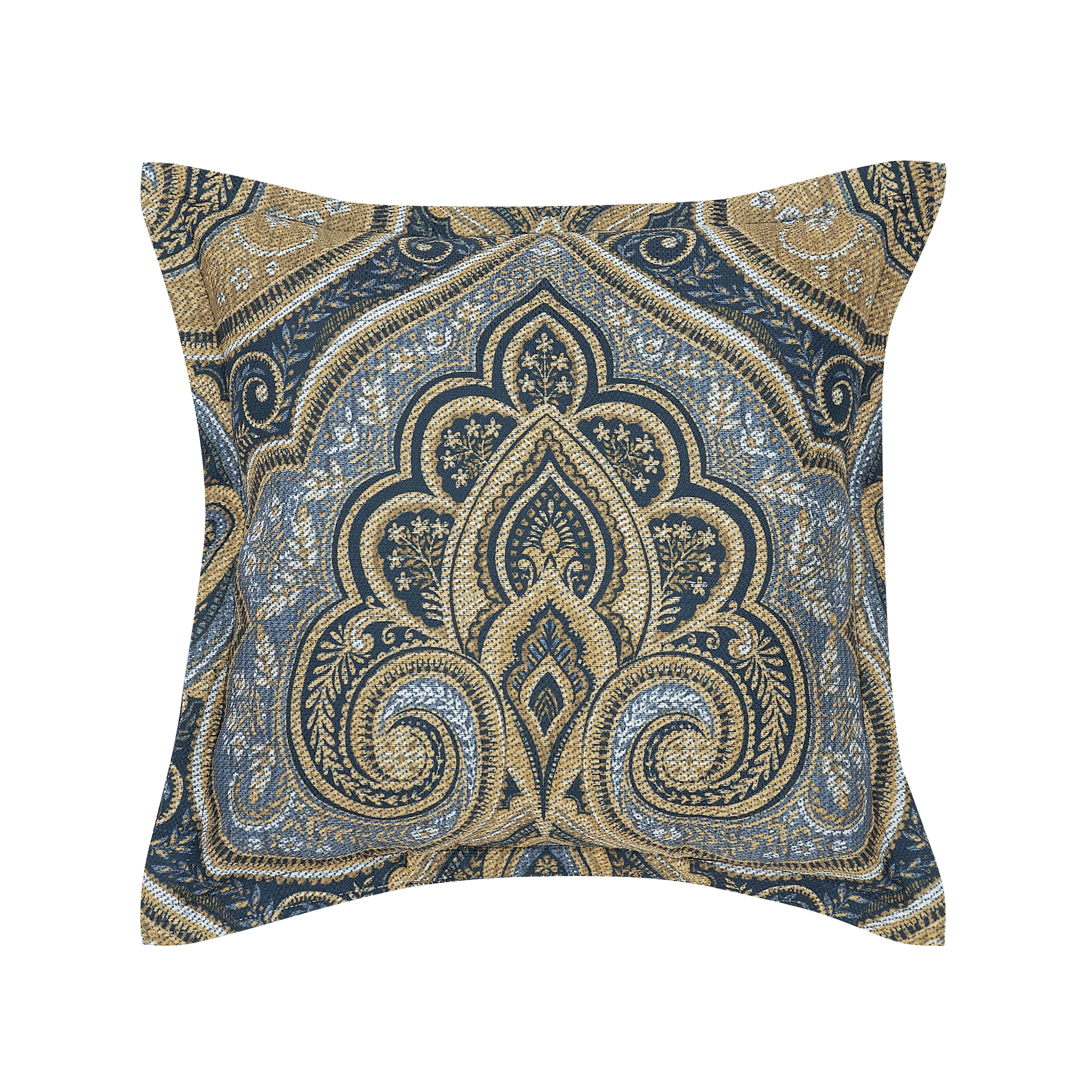 Messina Navy 18 Inch Square Decorative Throw Pillow