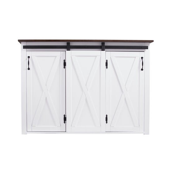 Leshire Barn-Door Kitchen Island, , alternate image number null
