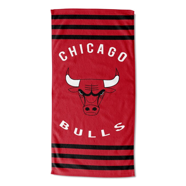 Bulls Stripes Beach Towel, MULTI, hi-res image number null