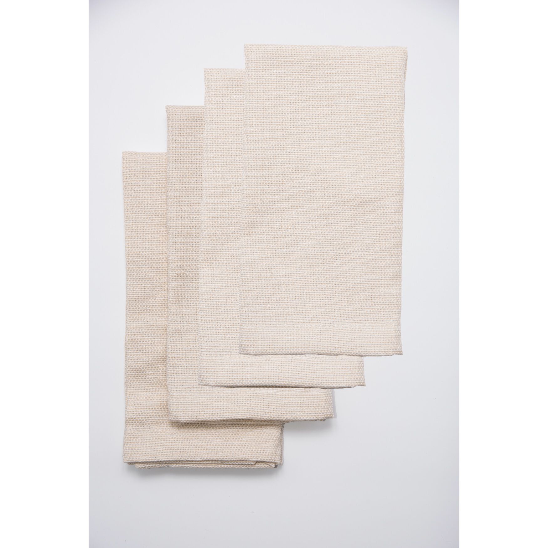 Danube 4 Pk Cloth Napkins, TAN, hi-res image number 0