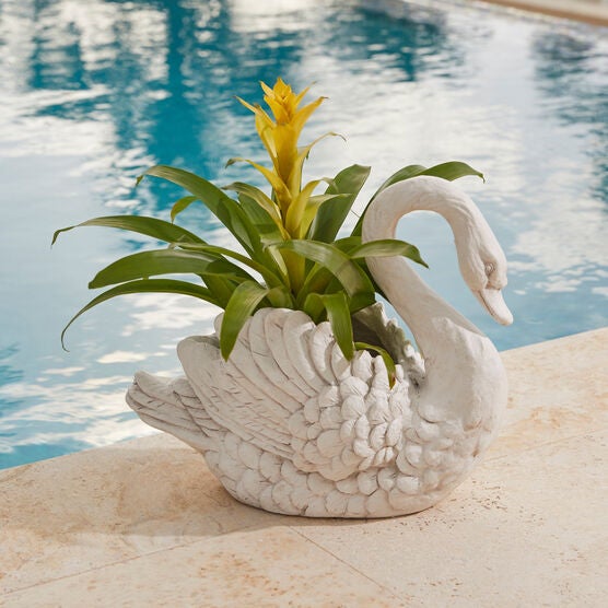 Swan Planter, IVORY, hi-res image number null