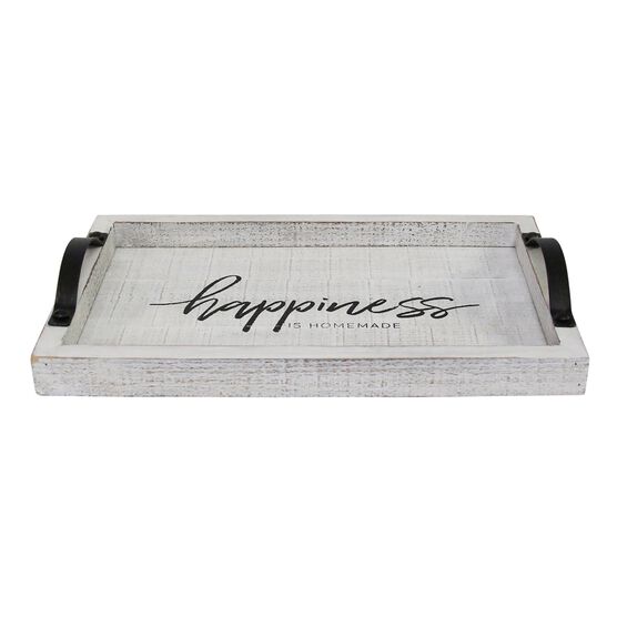 Happiness Wood Tray, , alternate image number null