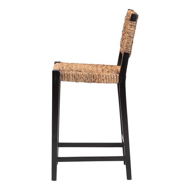 Alise Seagrass Bar Stool, DARK BROWN, alternate image number null