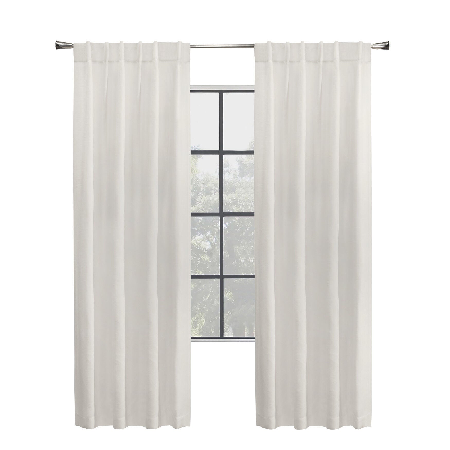 Mulberry Light Filtering Dual Header Curtain Panel, , alternate image number 12