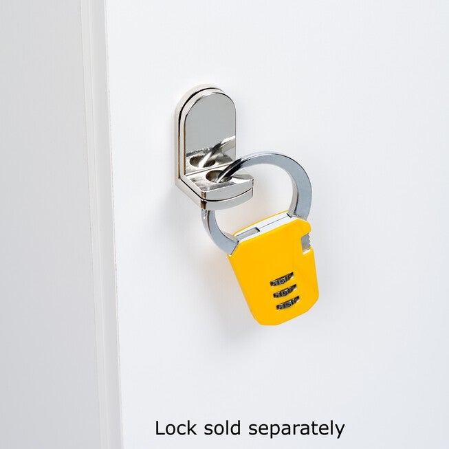 Elite Double Tier Locker, White, , alternate image number 4