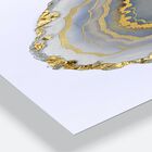 Golden Water Agate Large Fashion Multipanel Wall Clock, , alternate image number null
