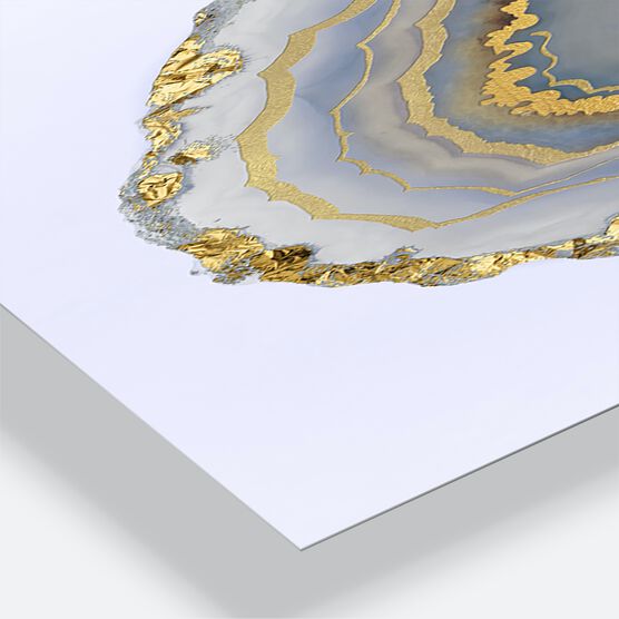 Golden Water Agate Large Fashion Multipanel Wall Clock, , alternate image number null