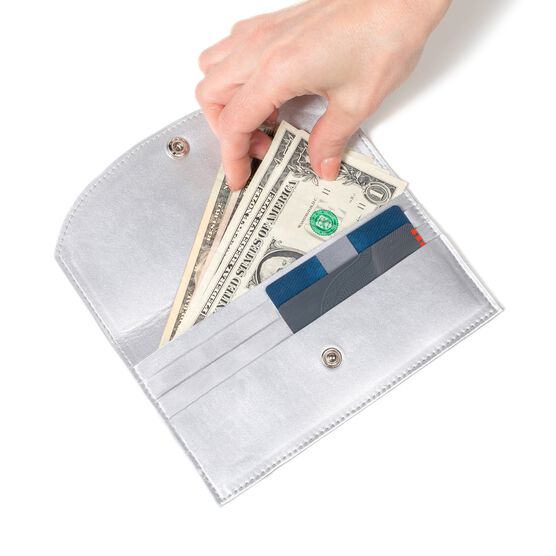Tote Bag With Wallet, Clear/Red, , alternate image number null