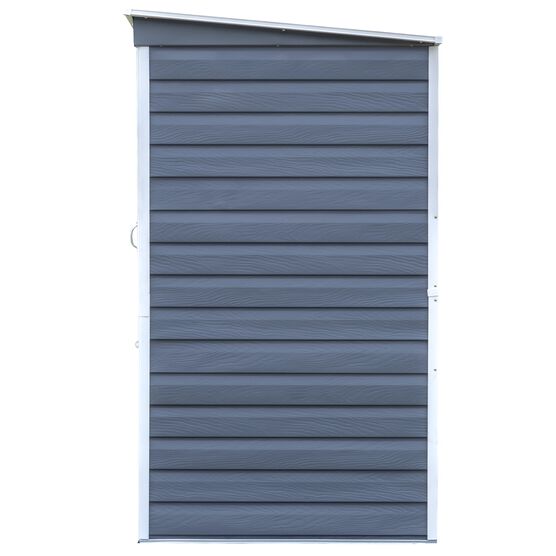 Shed-in-a-Box Steel Storage Shed 6 x 4 ft. Galvanized Charcoal/Cream, , on-hover image number null