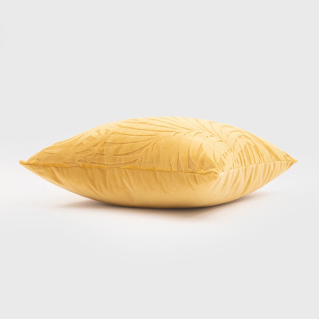Palm Leave Velvet Accent Pillow, , alternate image number 2