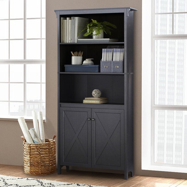 Hawksbury Bookcase With 2 Door Bookcase, , on-hover image number 1
