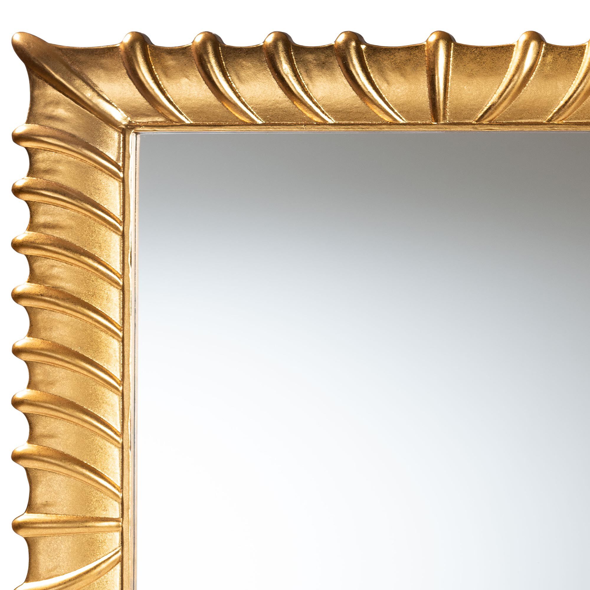 Ygritte Antique Goldleaf Accent Wall Mirror, GOLDEN, alternate image number 3
