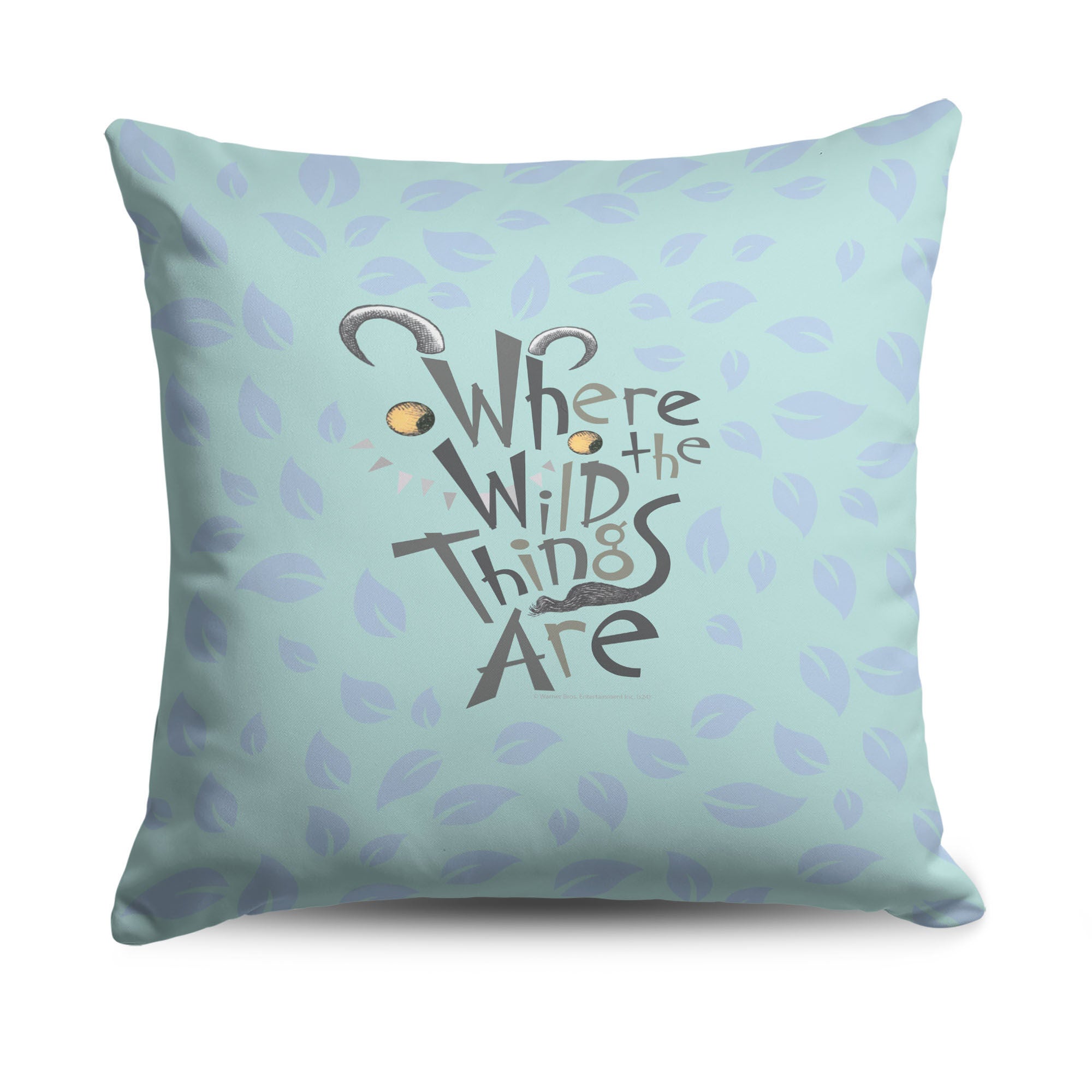 Warner Bros. Where the Wild Things Are In the Leaves Throw Pillow 18X18 Inches