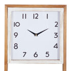 Brown Wood Farmhouse Wall Clock, , alternate image number null