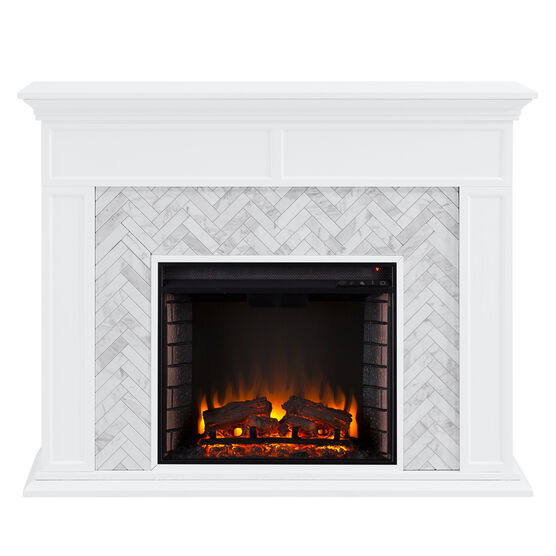 Torlington Marble Tiled Fireplace, , alternate image number null