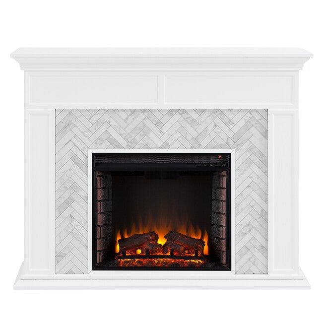 Torlington Marble Tiled Fireplace, , alternate image number null