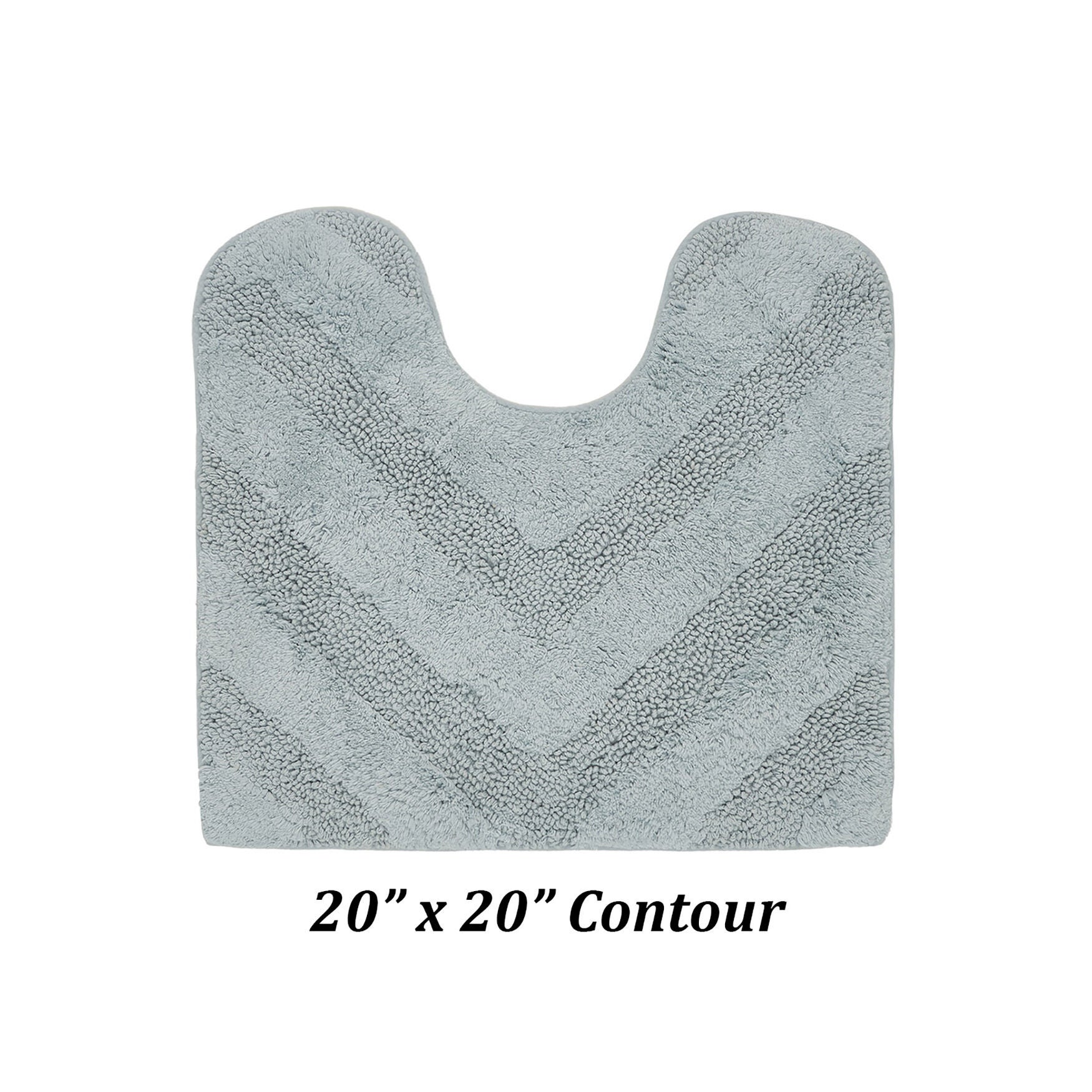 Hugo Collection 100% Cotton 20 inches X 20 inches Contour Bath Rug, , on-hover image number 1