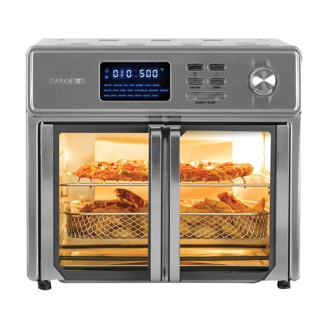 Kalorik® 26 Quart Digital Maxx Air Fryer Oven, STAINLESS STEEL, hi-res image number 0
