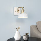 Renmarco Contemporary Wall Sconce, WHITE, hi-res image number 0