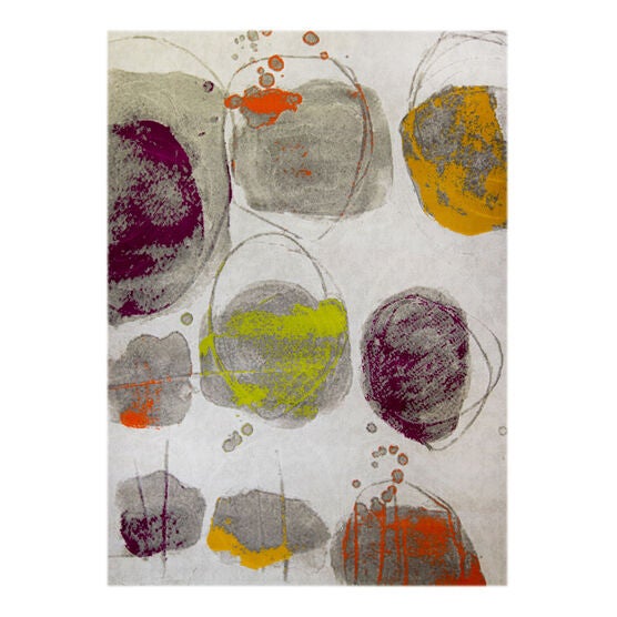 Small Brushstroke Design Rug, MULTI Small Brushstroke Design Rug, MULTI