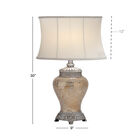 Bronze Glass Tuscan Table Lamp, , alternate image number null