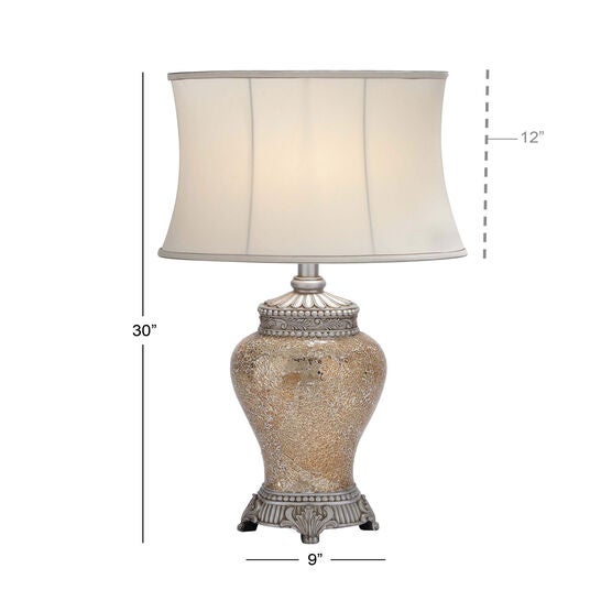 Bronze Glass Tuscan Table Lamp, , alternate image number null