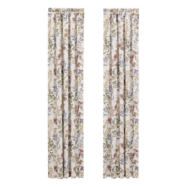 Rosewood 84 Inch Window Panel Pair, ROSE, alternate image number null