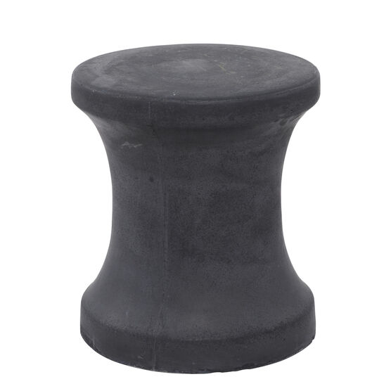 Black Fiber Clay Industrial Stool, , on-hover image number null
