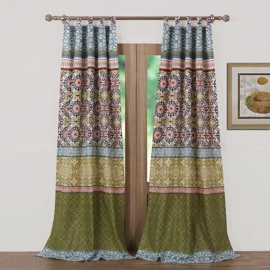 Shangri-La Curtain Panel Pair , MULTI, hi-res image number null