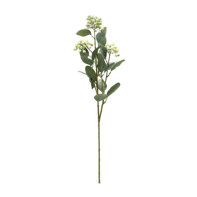 Berry Spray (Set of 2) 26 inchesH Polyester, GREEN/WHITE, alternate image number null