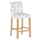 Contoured Tulips Barstool, TULIP WHITE, hi-res image number null