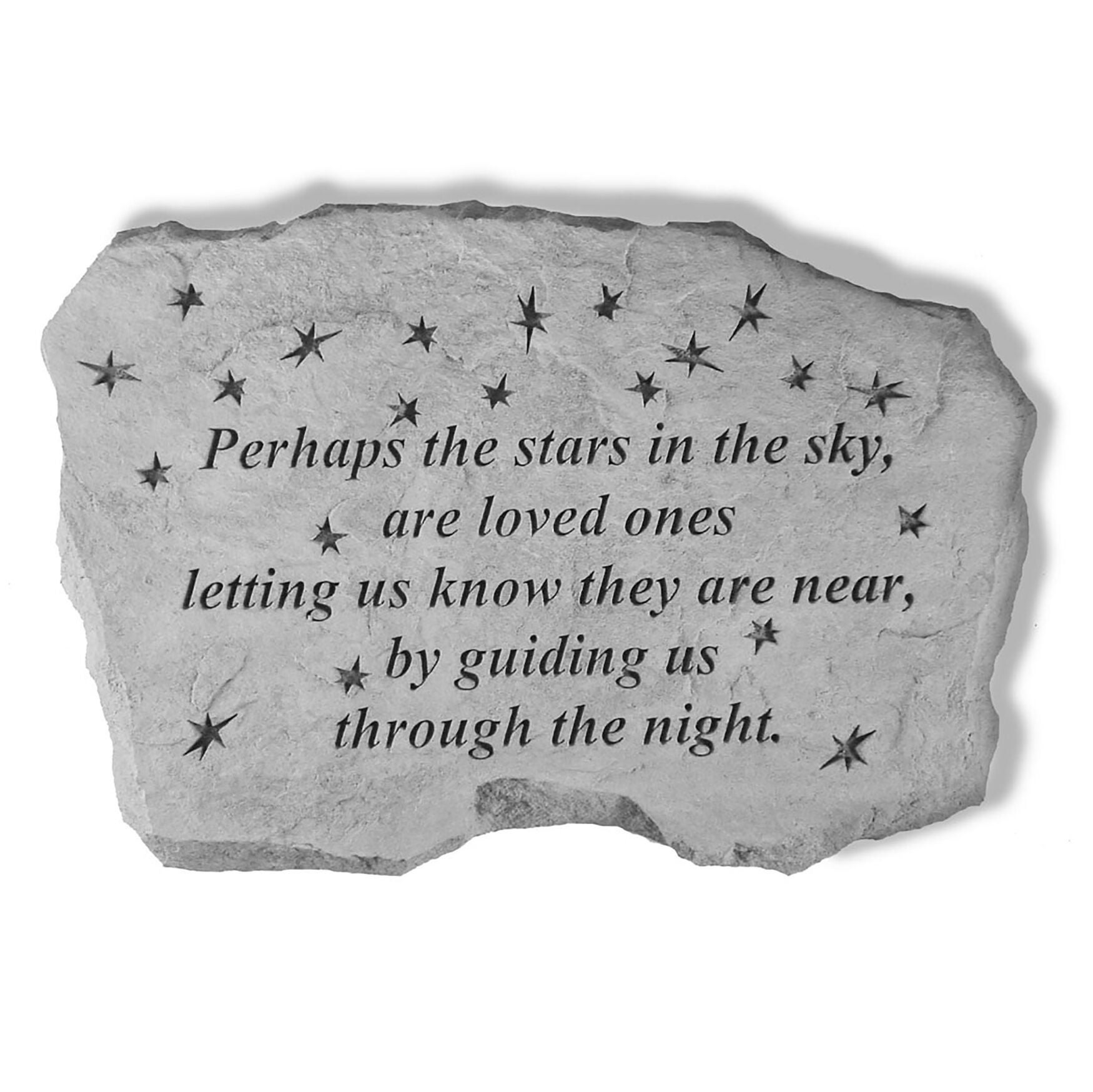 Pehaps The Stars In The Sky Garden Memorial Accent Stone, GREY, hi-res image number 0