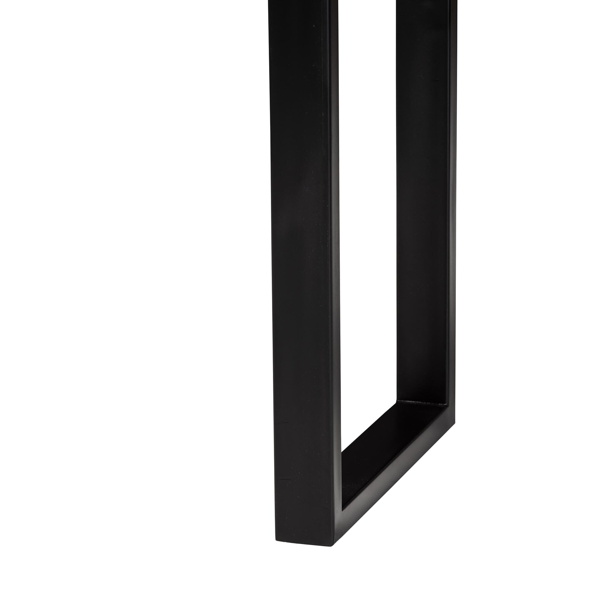 Apio Wood Epoxy Resin Console Table with Glass Inlay, BROWN, alternate image number 5