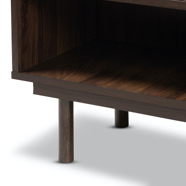 Meike Wood 2-Door Shoe Cabinet Furniture, , alternate image number null