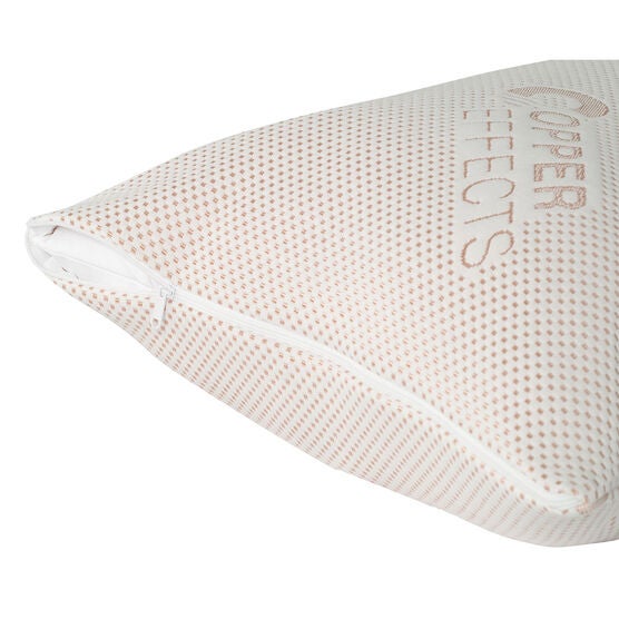 All-In-One Copper Effects Antimicrobial Pillow Protector 2-Pack, Standard/Queen, , on-hover image number null