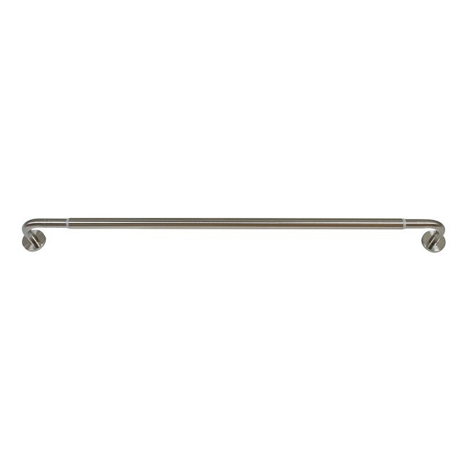 Versailles' Privacy Rod Set (66in - 120in), BRUSHED NICKEL, hi-res image number 0
