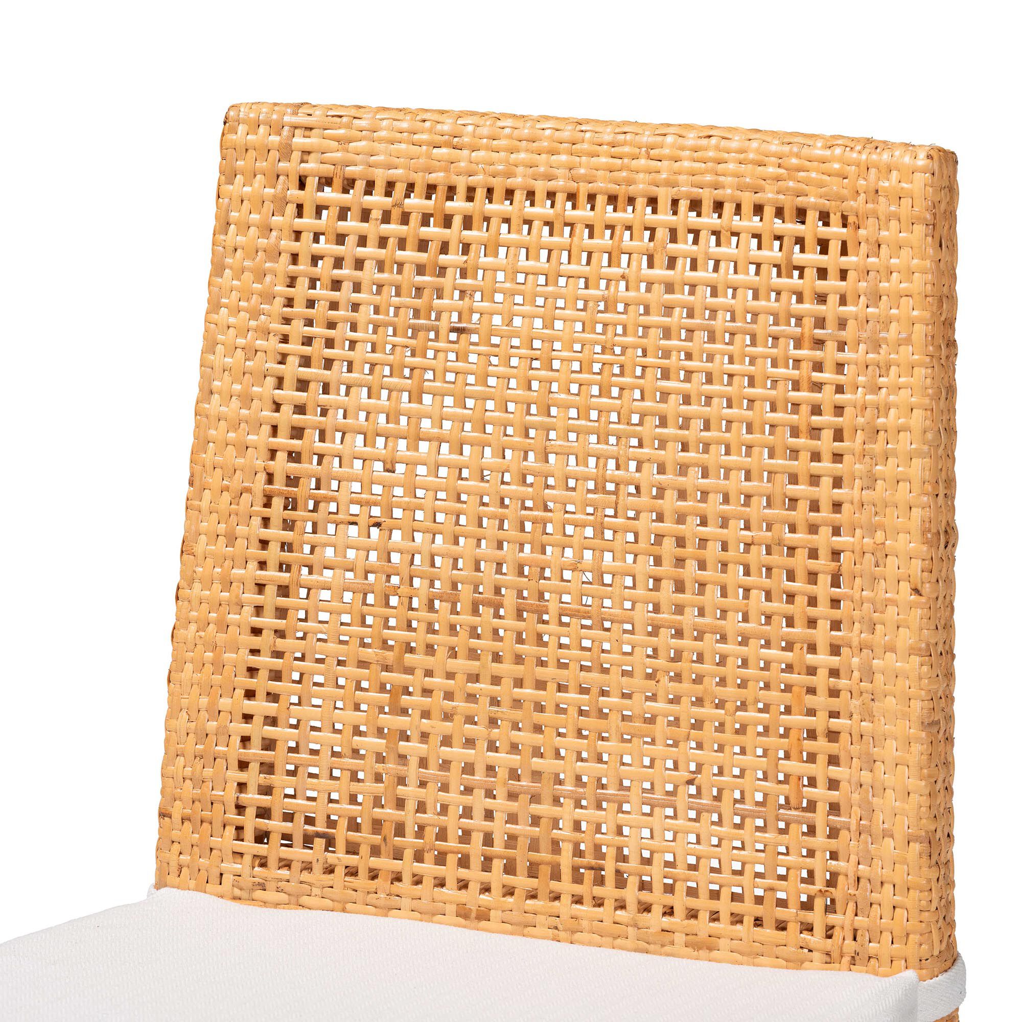 Morris Bohemian Light Honey Rattan Dining Chair, LIGHT, alternate image number 5