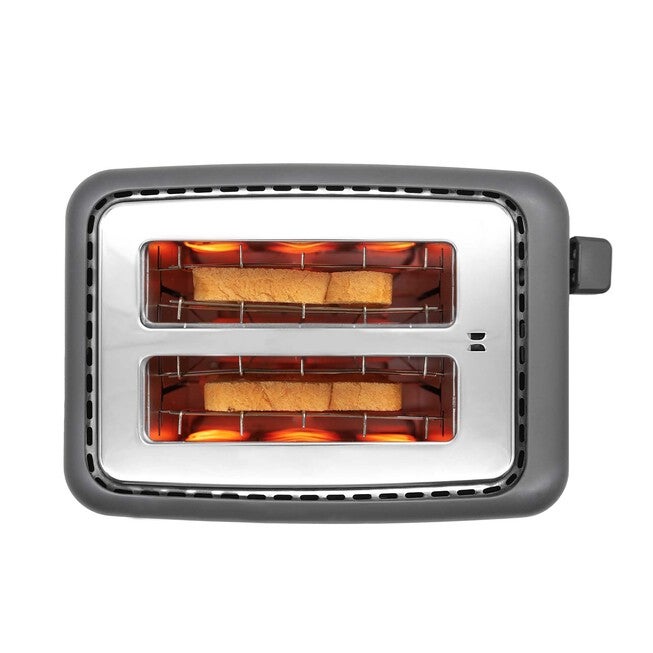 Livwell Touch IQ Matte Grey 2-Slice Toaster, MATTE GREY, on-hover image number null