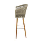 Grey Wood Modern Bar Stool, , alternate image number null