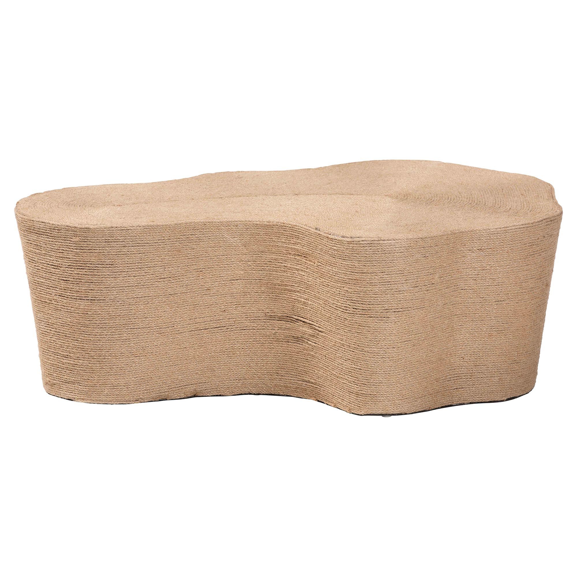 Edna Natural Jute Coffee Table, BROWN, alternate image number 2