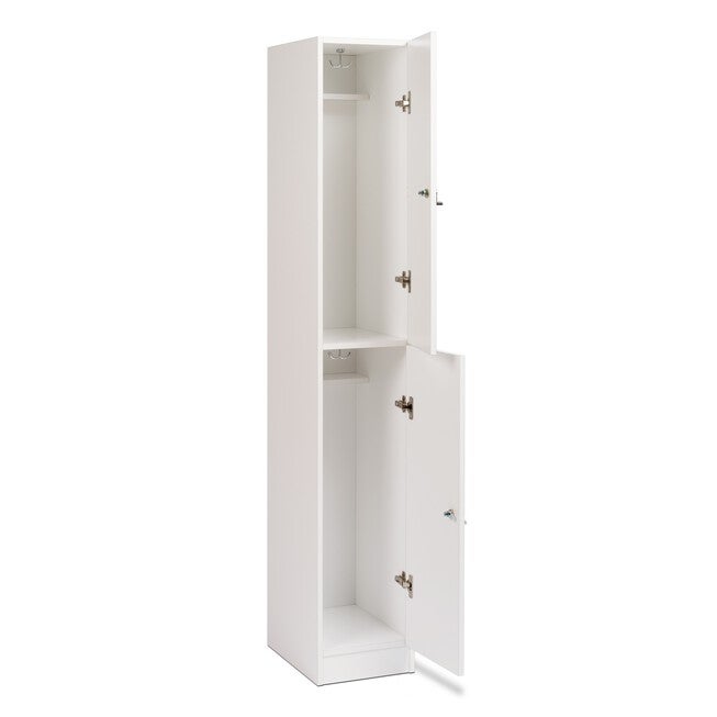 Elite Double Tier Locker, White, , alternate image number 2