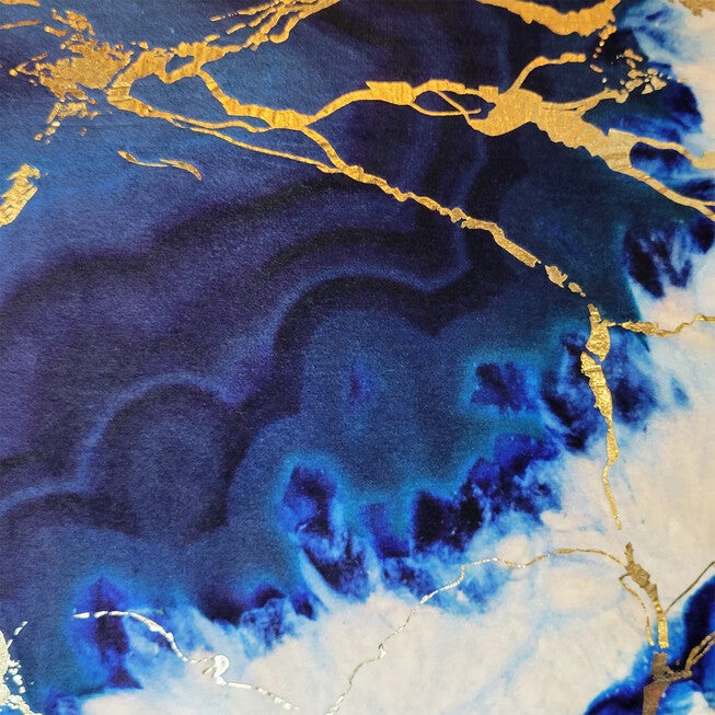 Edie@Home Velvet Geode Metallic Lumbar Decorative Pillow Dec Pillow, , alternate image number null